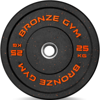 Диск бамперный BRONZE GYM 25кг